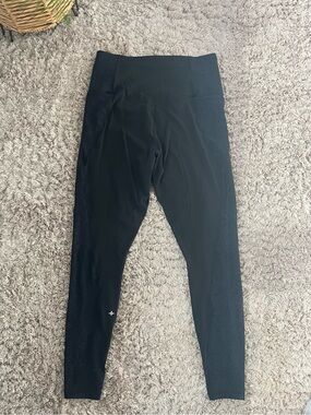Halara black lace leggings